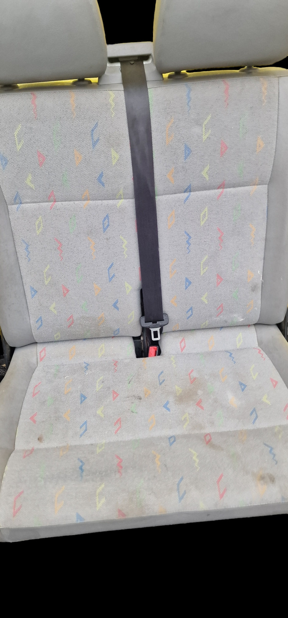 Vw T5 Front double  folding passenger seat in inka Fabric  image 0