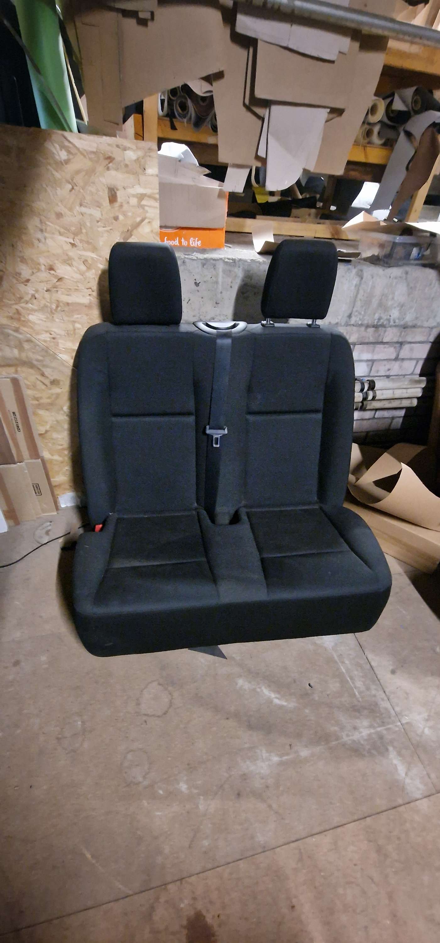 MERCEDES SPRINTER W907/W910 N/S PASSENGER SIDE LEFT DOUBLE SEAT image 2
