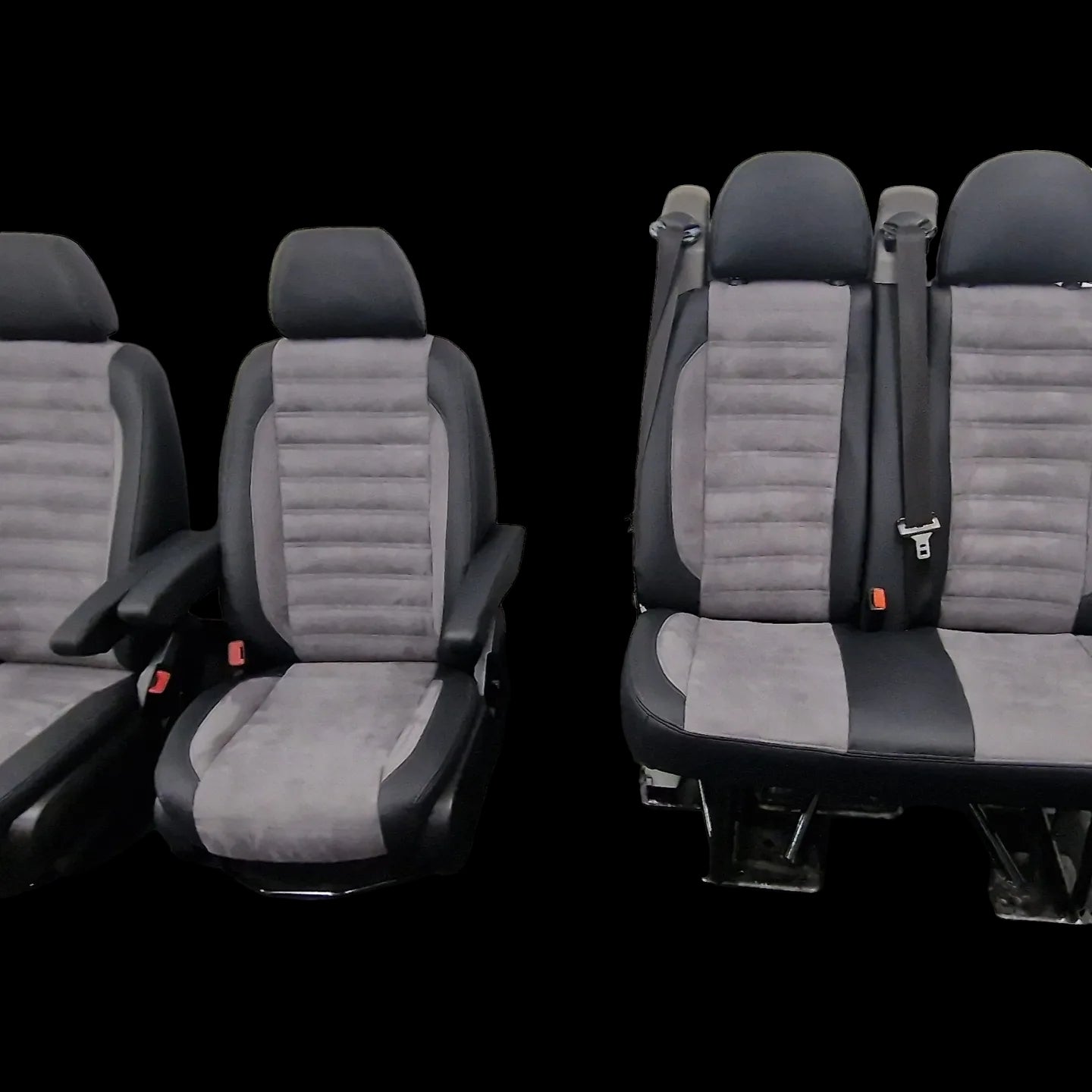 Mercedes Sprinter Kit Converting A Double set to 2 Captain Seat +Double  image 0