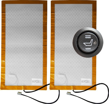 Universal 2 Pad Seat Heater Kit with high and low heat setting image 1