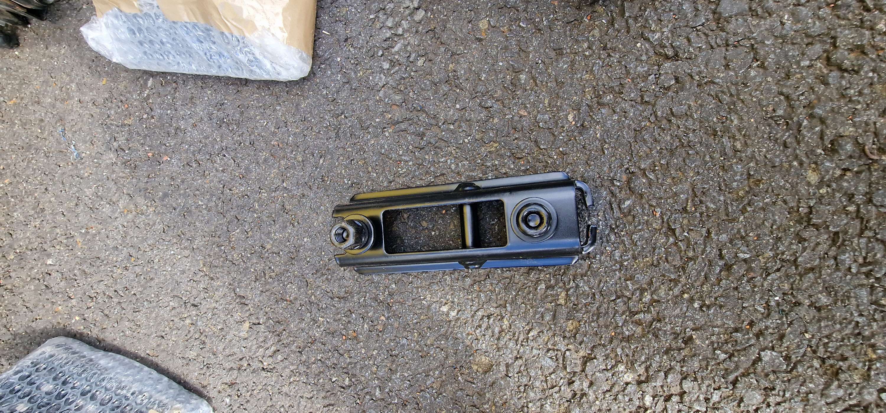Vw  T5 / T6 /T6.1 Kombi Rear Triple  Bench Seat with Ra il and Seat Belt image 4