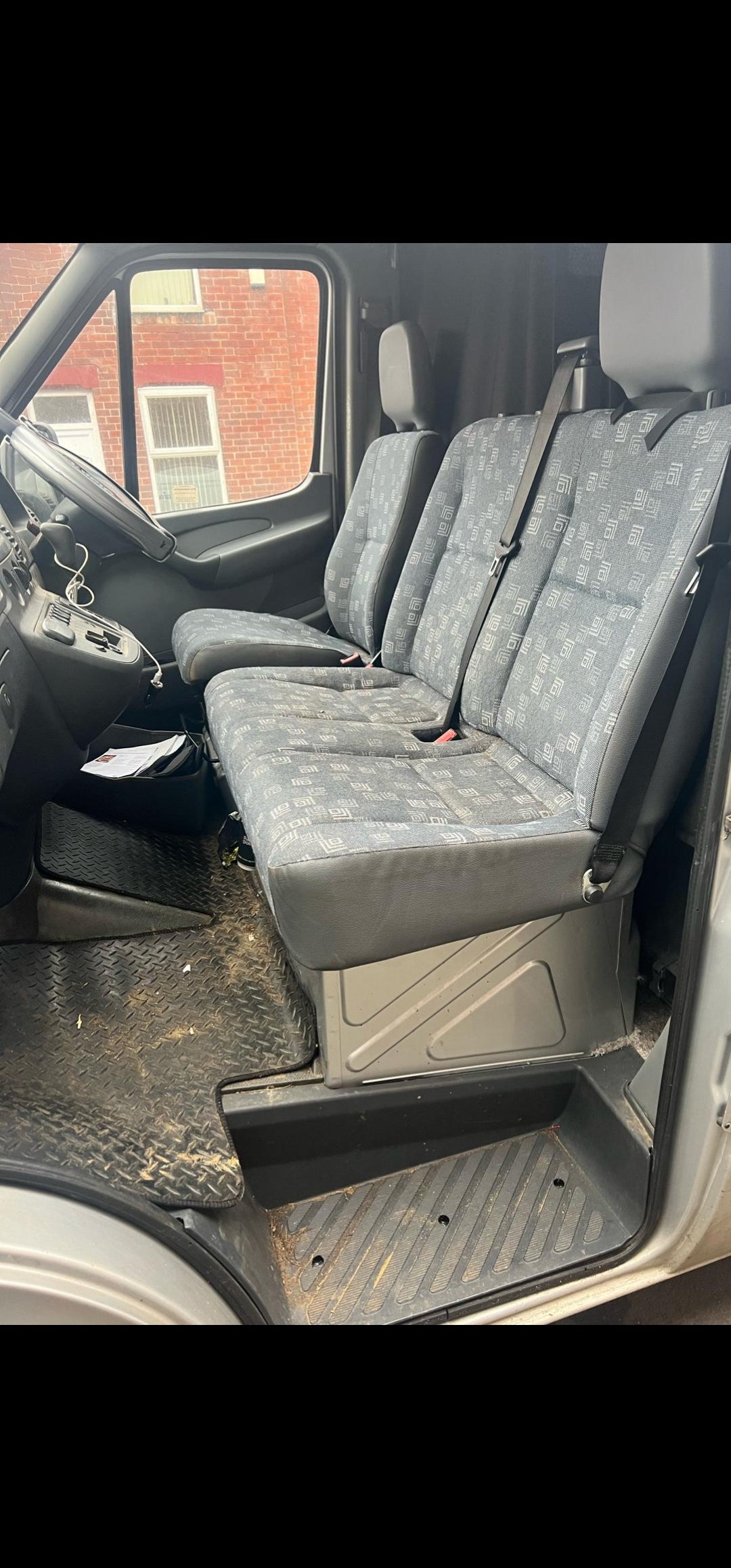 Mercedes Sprinter 2000-2006 passenger seat + passenger seat base + Swivel plate image 3