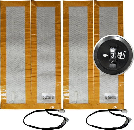 Universal 4 Pad Seat Heater Kit with Variable Temp Switch image 2