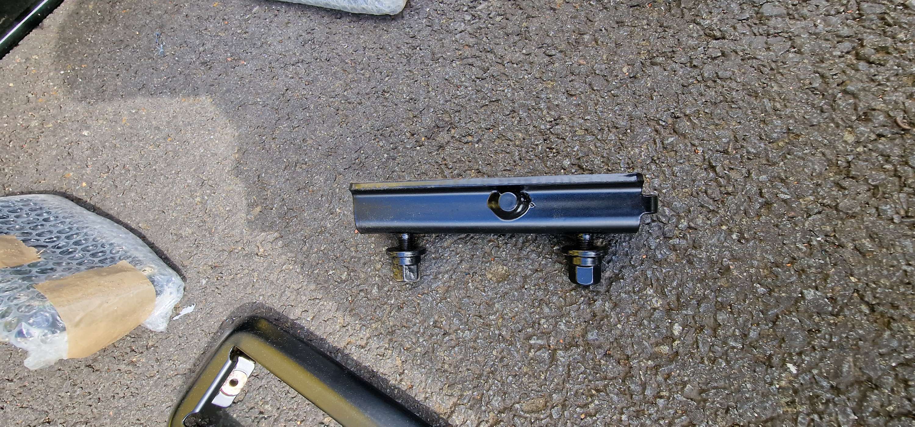 Vw  T5 / T6 /T6.1 Kombi Rear Triple  Bench Seat with Ra il and Seat Belt image 6