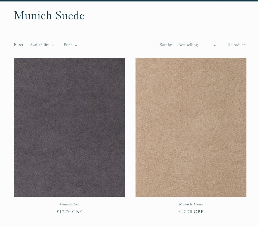 E-Suede  with & Without Perforated image 5