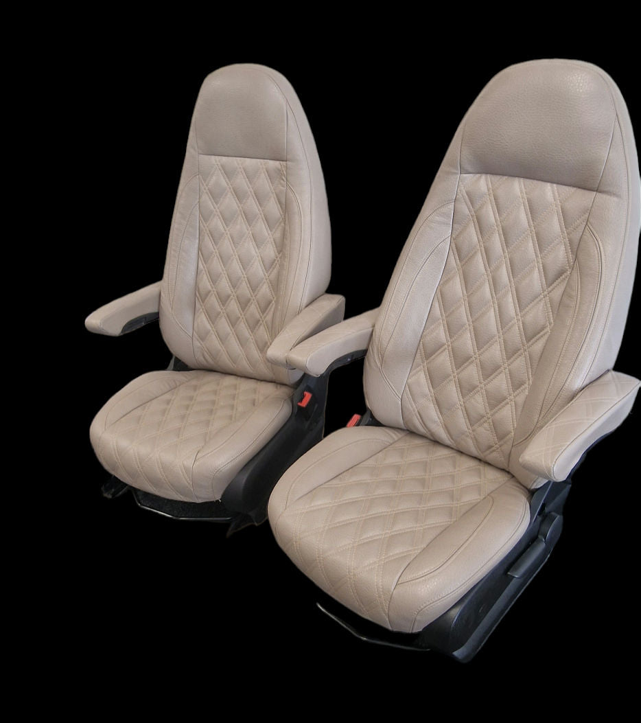 Mercedes Sprinter Captain Seats 2006-2022 FAUX LEATHER image 0