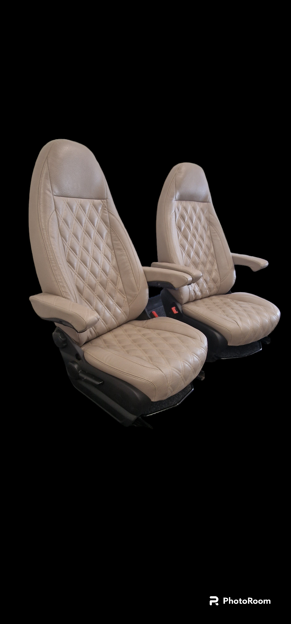 Mercedes Sprinter Captain Seats 2006-2022 FAUX LEATHER image 3