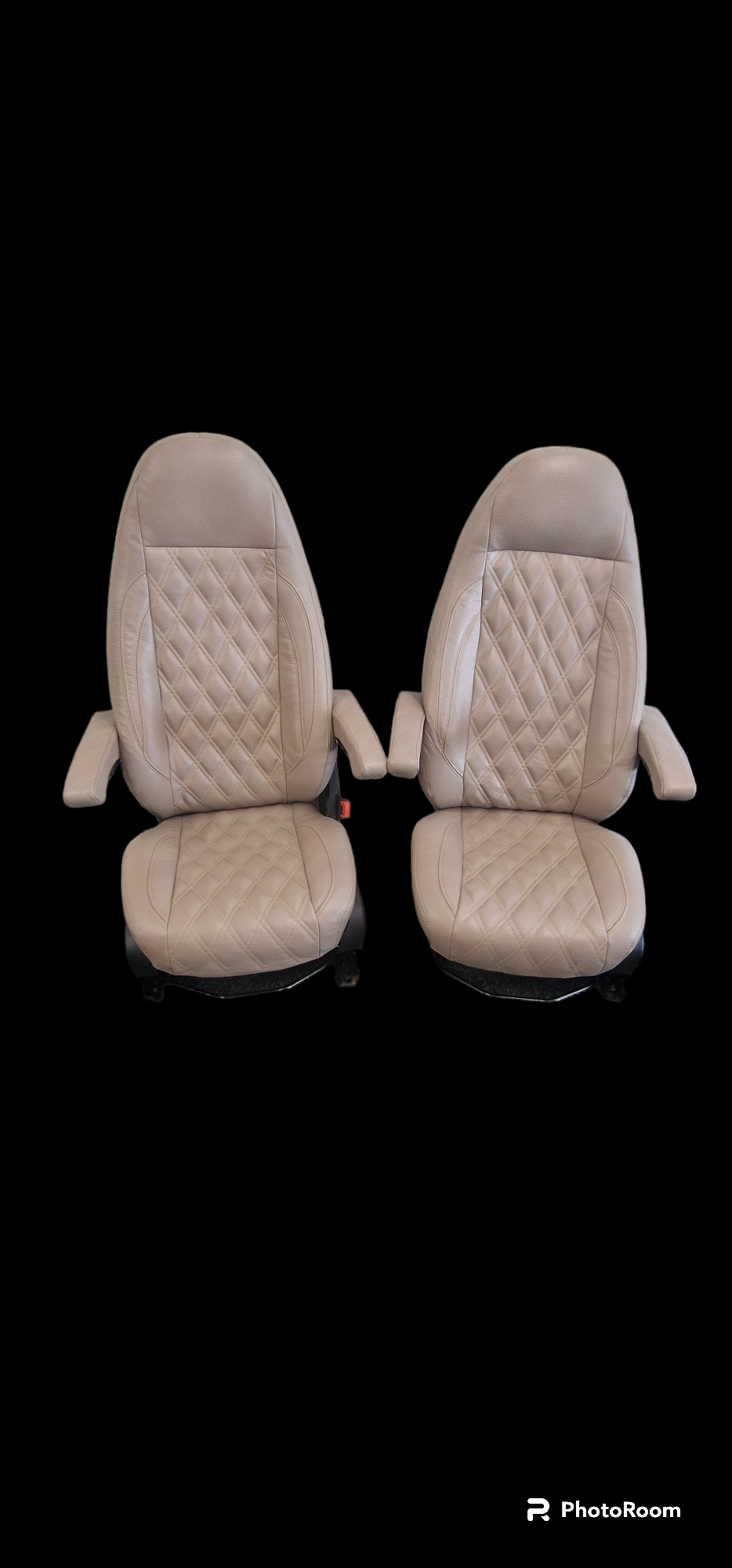Mercedes Sprinter Captain Seats 2006-2022 FAUX LEATHER image 1