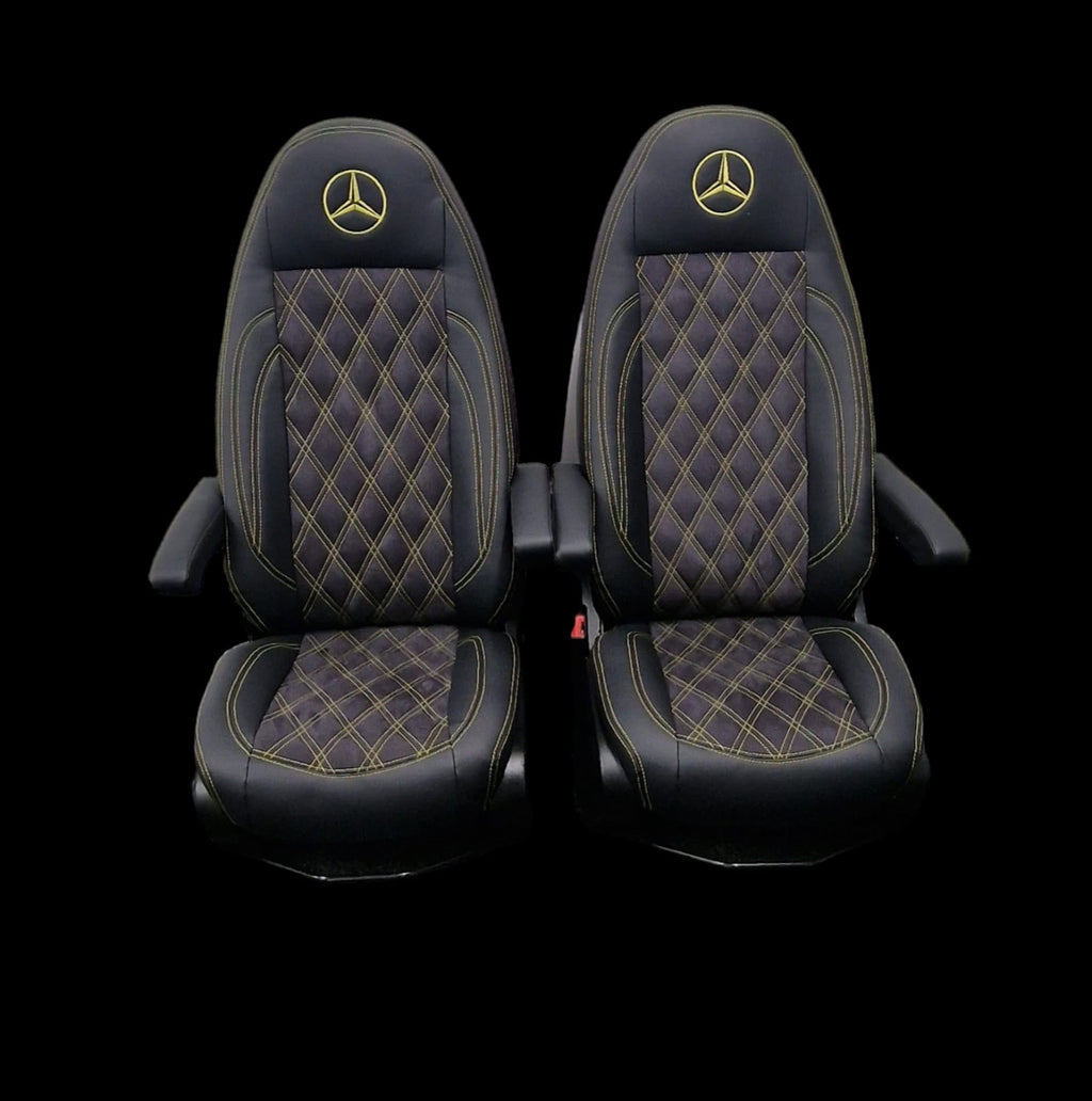 Mercedes (SprinterSpeak Kit) For Converting A Double seat to 2 Captain Seats image 0