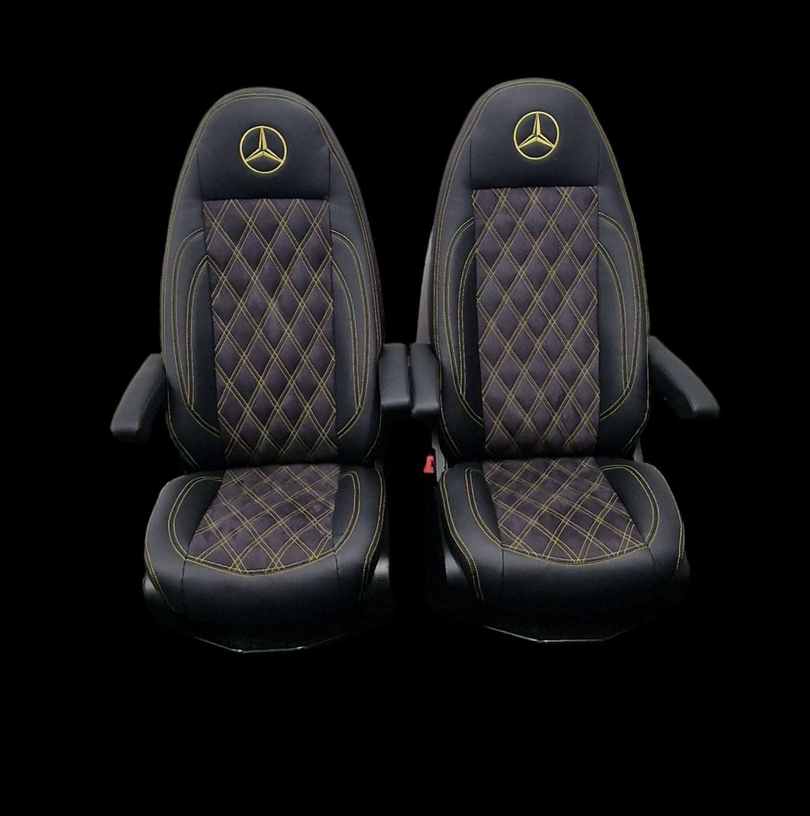 Mercedes (SprinterSpeak Kit) For Converting A Double seat to 2 Captain Seats image 0
