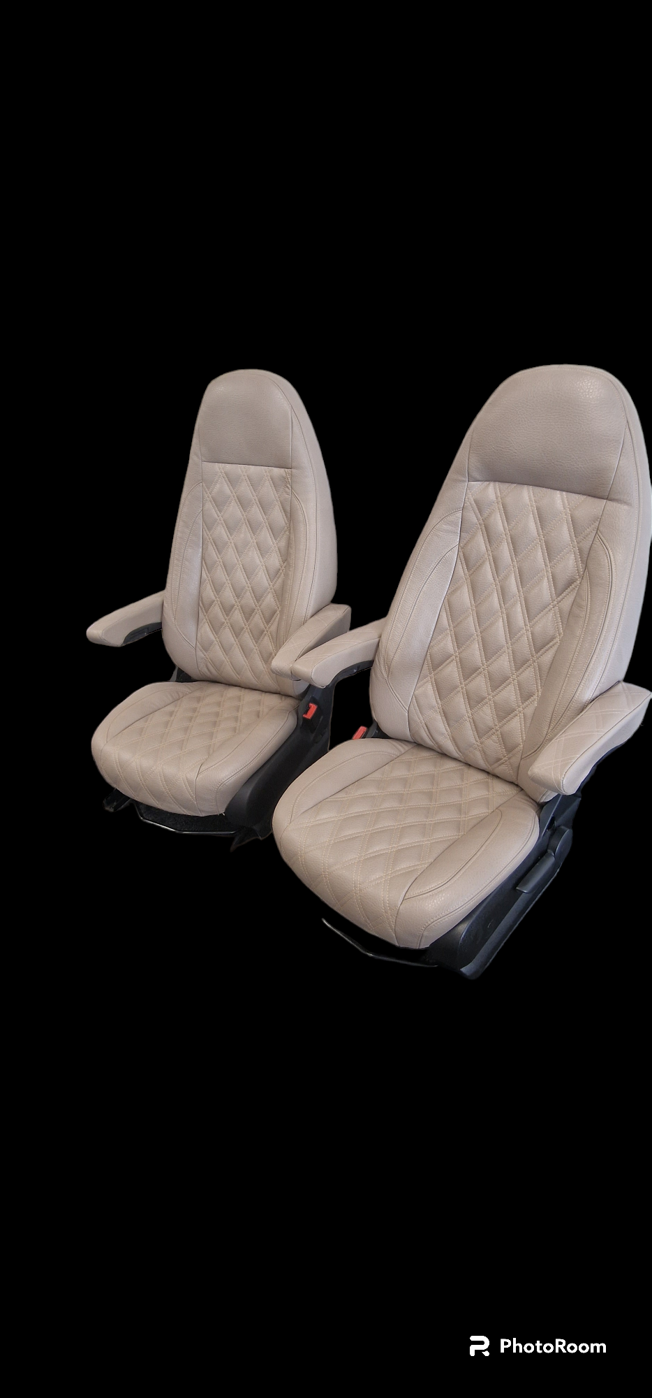 Mercedes Sprinter Captain Seats 2006-2022 FAUX LEATHER image 2