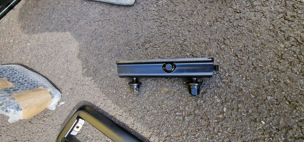 Vw  T5 / T6 /T6.1 Kombi Rear Triple  Bench Seat with Ra il and Seat Belt image 6