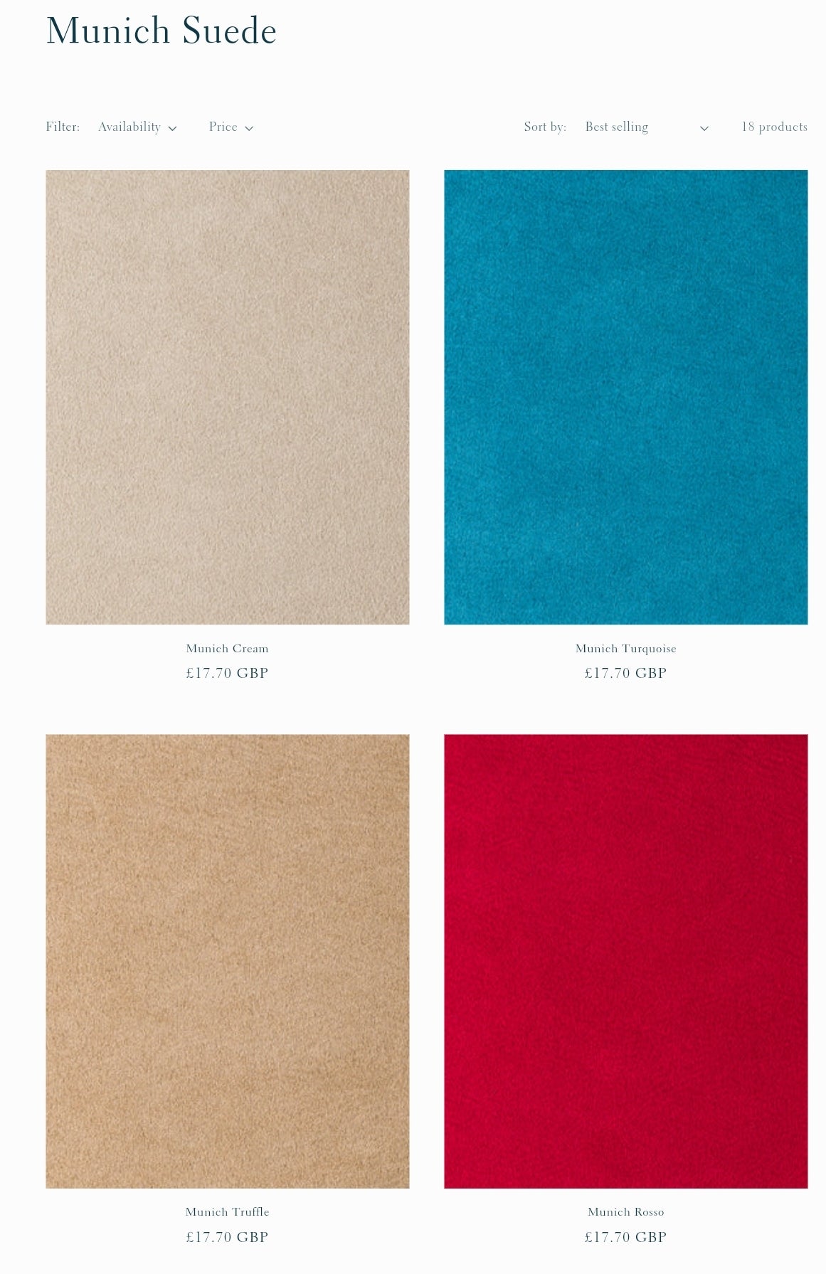 E-Suede  with & Without Perforated image 1